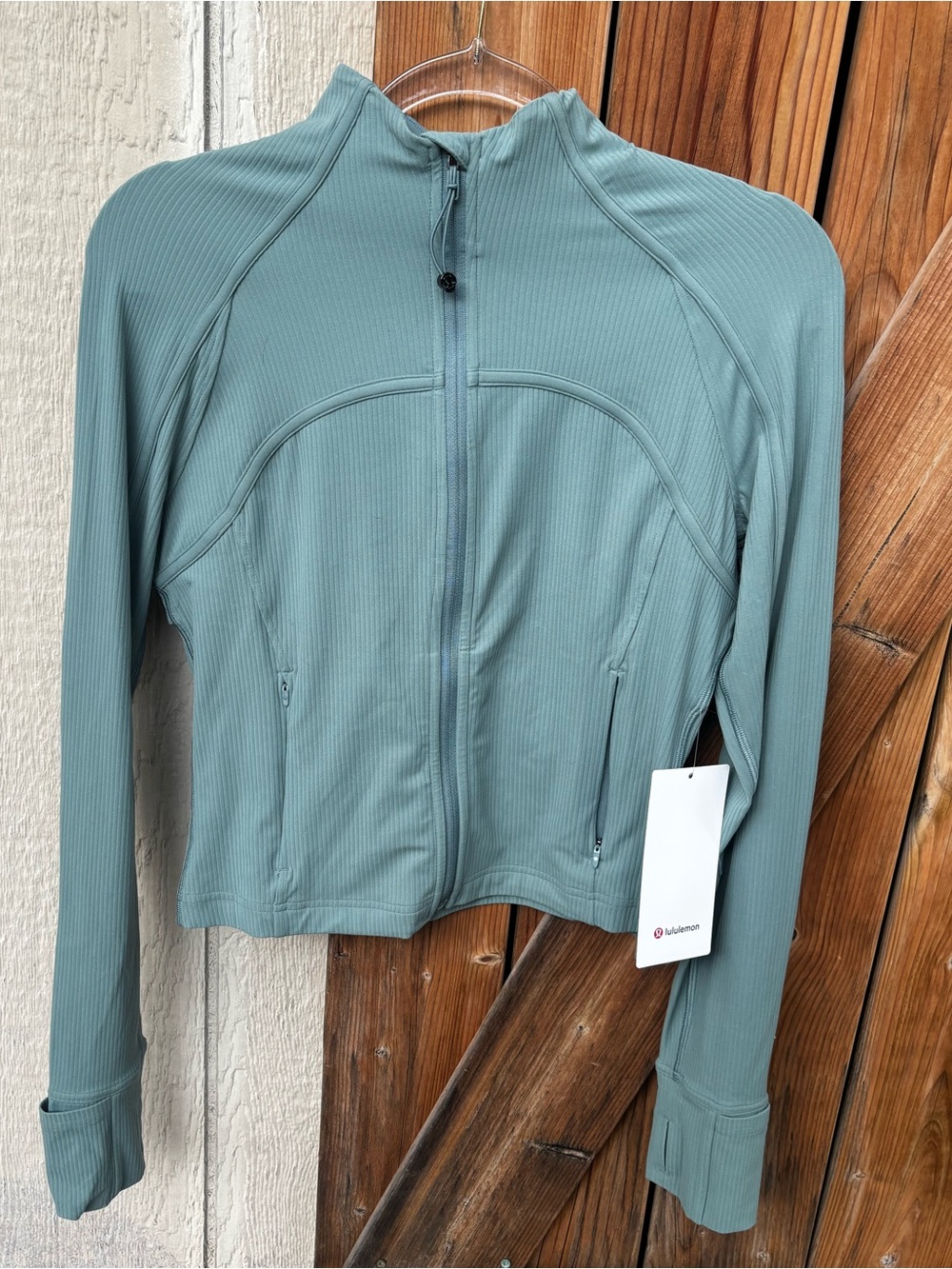 New! 10 Lululemon Ribbed Nulu Cropped Define Jacket
